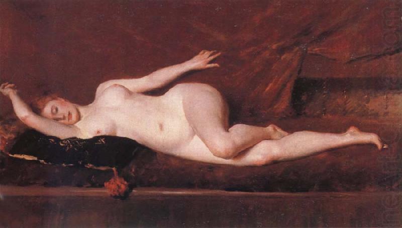 William Merritt Chase Study of curves china oil painting image